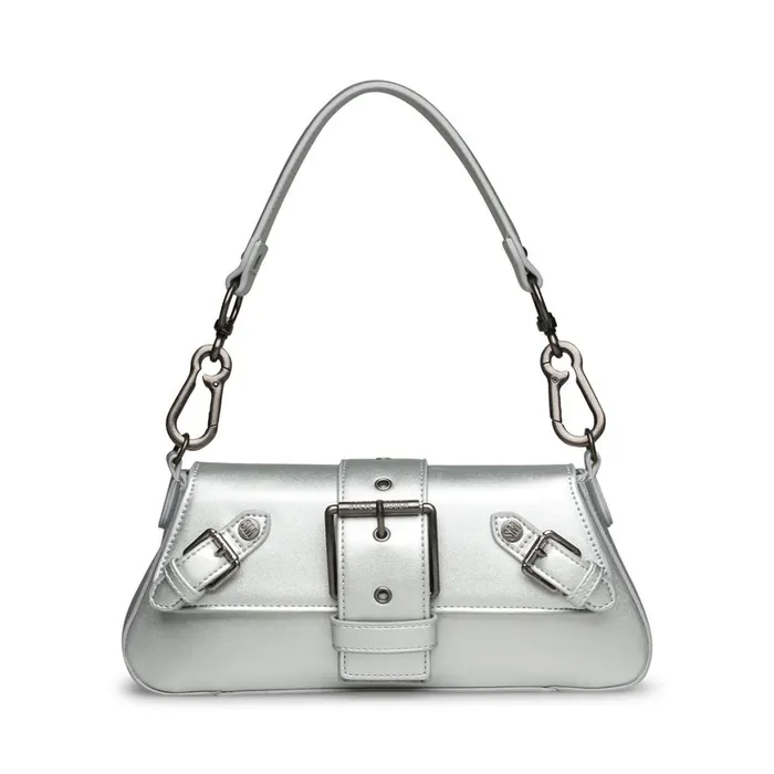 Steve Madden Bgerel Silver Womens Crossbody Bags