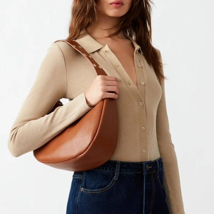 Steve Madden Bsavor Cognac Womens Shoulder Bags