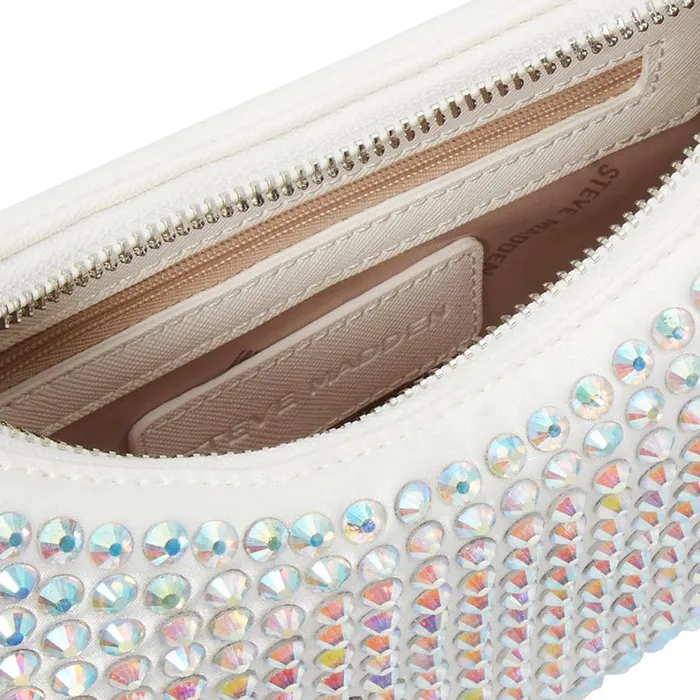 Steve Madden Bvital Bling White Womens Crossbody Bags
