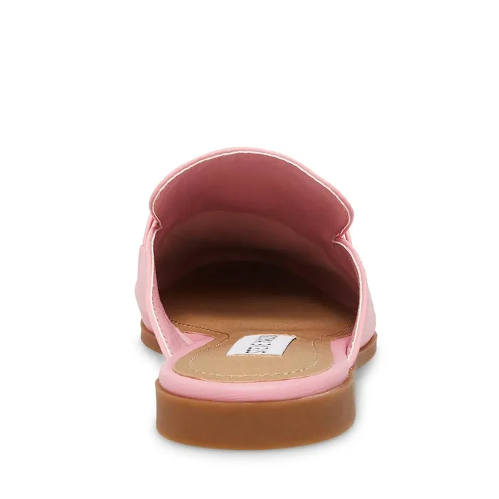 Steve Madden Cayler Pink Leather Womens Loafers and Flats