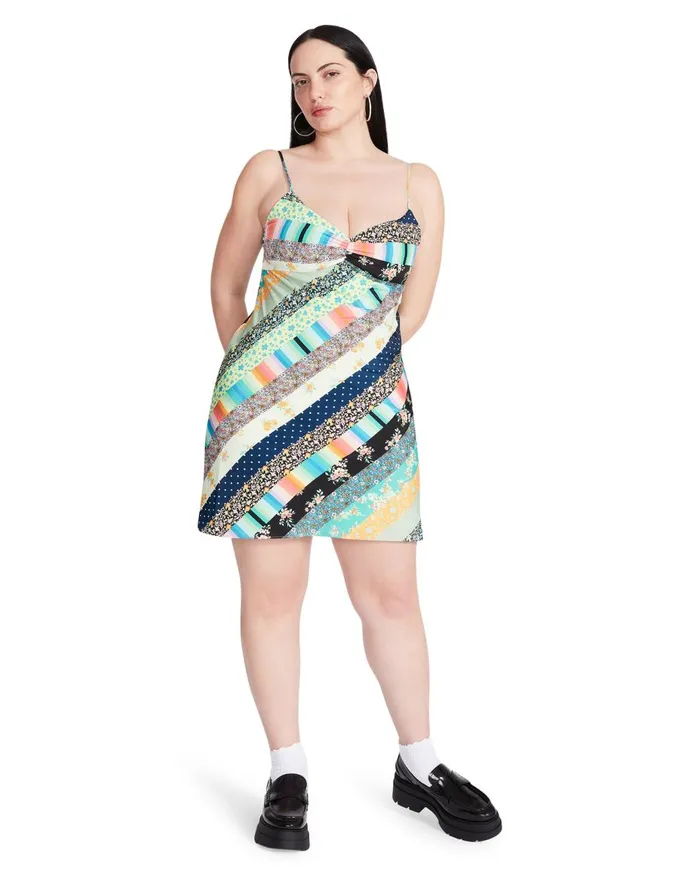 Steve Madden Chani Dress Multi Fabric Womens Dresses