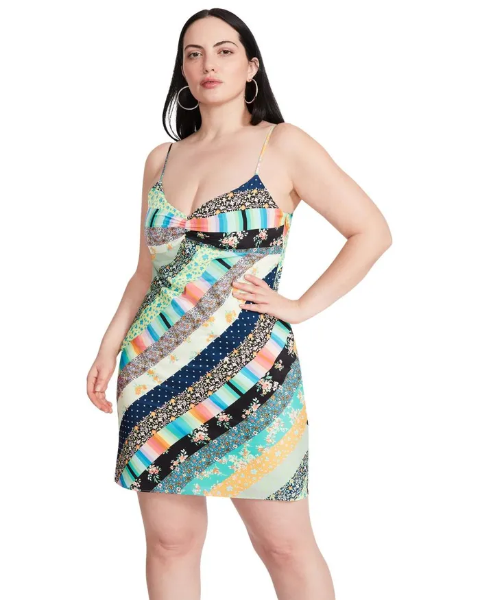 Steve Madden Chani Dress Multi Fabric Womens Dresses