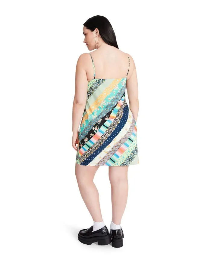 Steve Madden Chani Dress Multi Fabric Womens Dresses