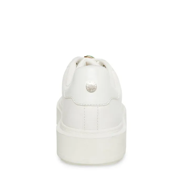 Steve Madden Channing White Womens Platforms