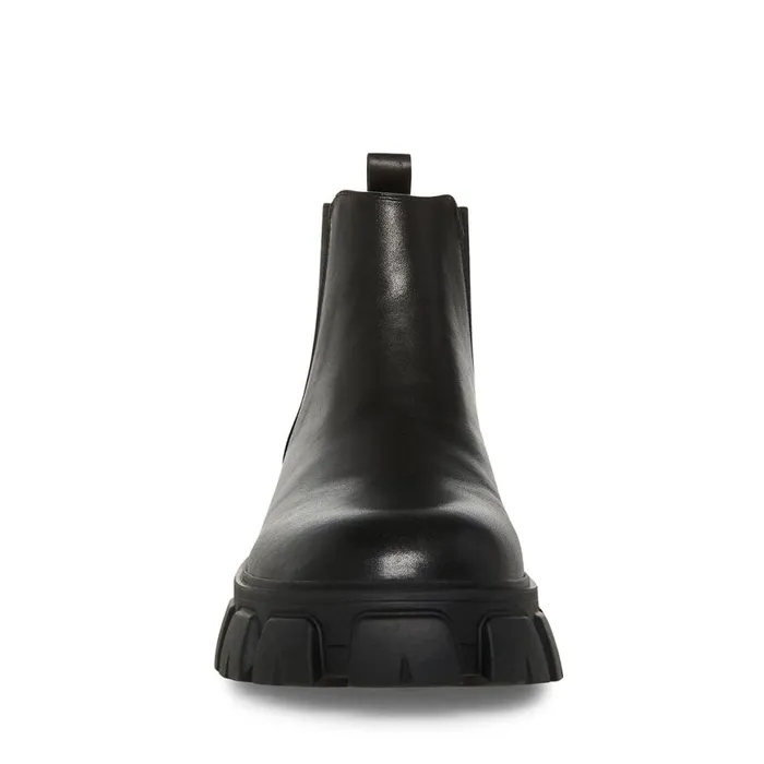 Steve Madden Copa Black Leather Mens Boots Steve Madden Copa Black Leather Mens Boots