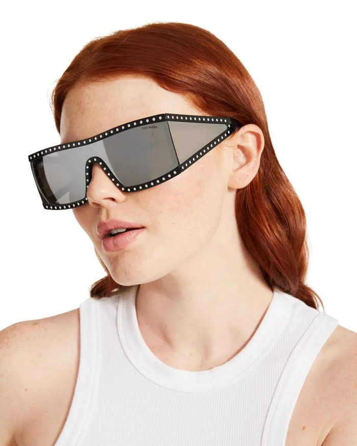 Steve Madden Jagger Sunglasses Black Womens Sunglasses