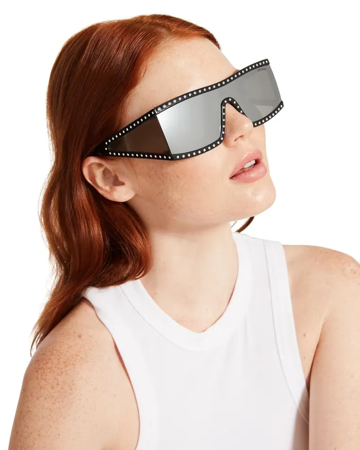 Steve Madden Jagger Sunglasses Black Womens Sunglasses