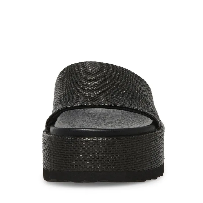 Steve Madden Kasper Black Womens Sandals