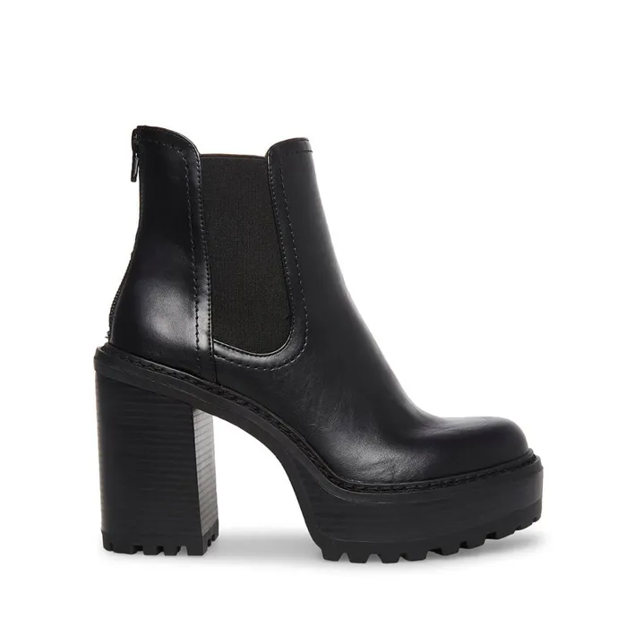 Steve Madden Kat Black Womens Boots and Booties