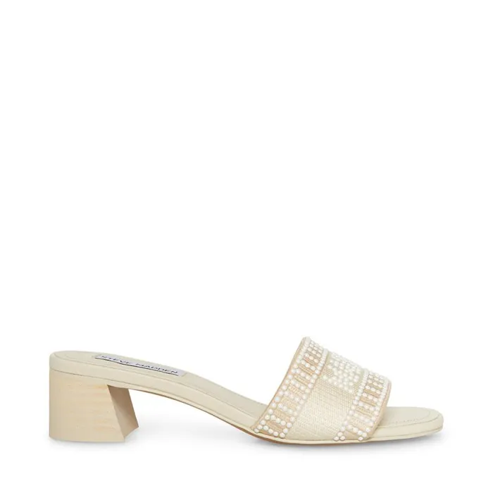 Steve Madden KnoxieP Ivory Womens Sandals