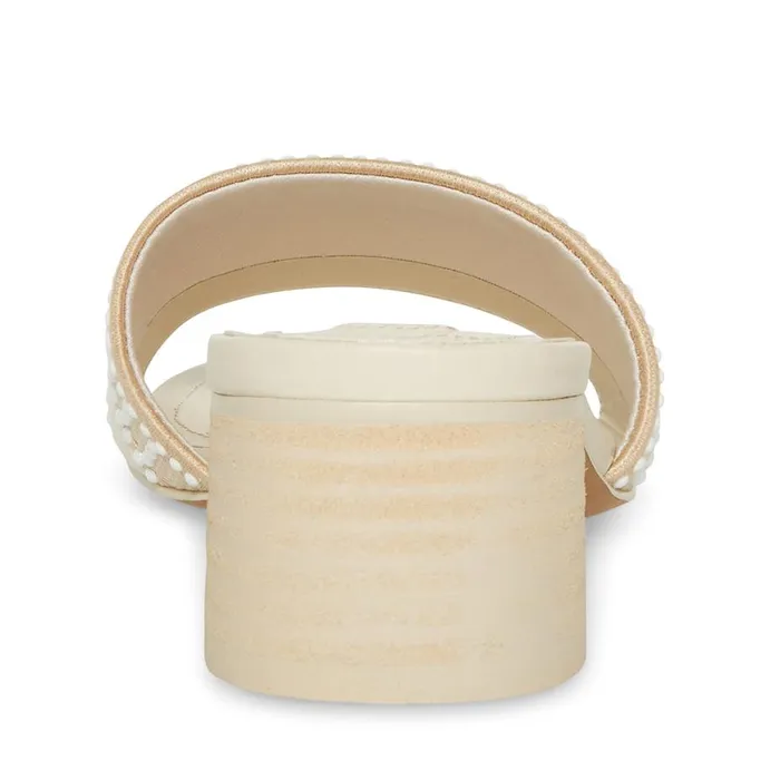 Steve Madden KnoxieP Ivory Womens Sandals