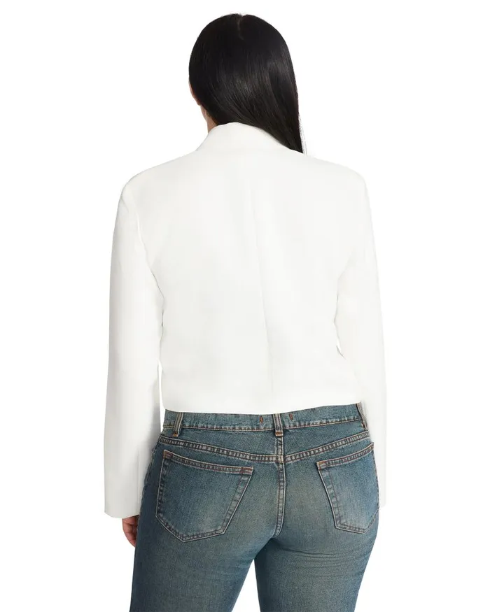 Steve Madden Kourtney Blazer White Womens Jackets and Coats