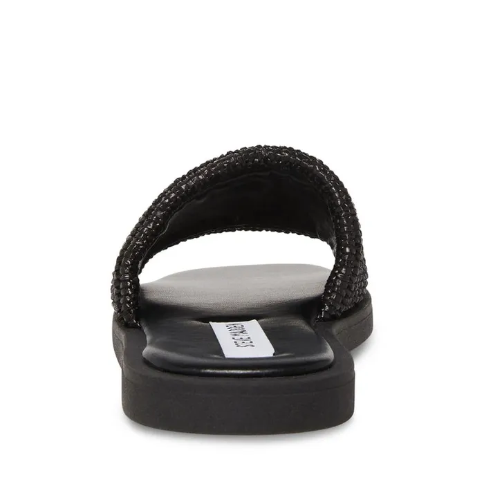 Steve Madden Leigh Black Womens Sandals
