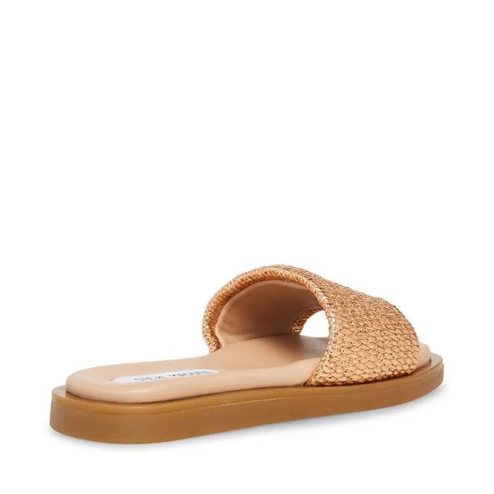 Steve Madden Leigh Rose Gold Womens Sandals