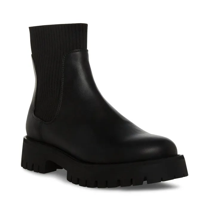 Steve Madden Liliana Black Womens Boots and Booties