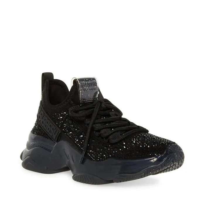 Steve Madden MaximaR Black Womens Sneakers