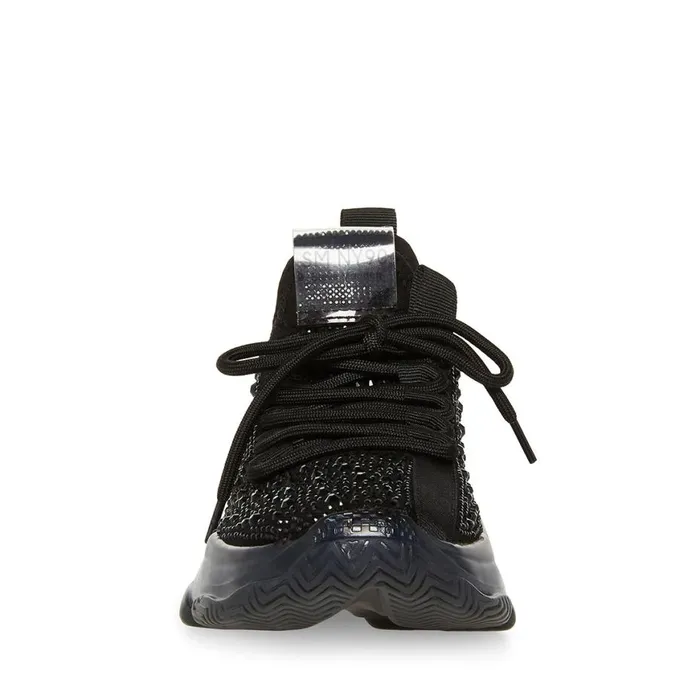 Steve Madden MaximaR Black Womens Sneakers