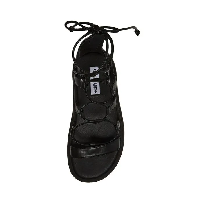 Steve Madden Mel Black Womens Sandals