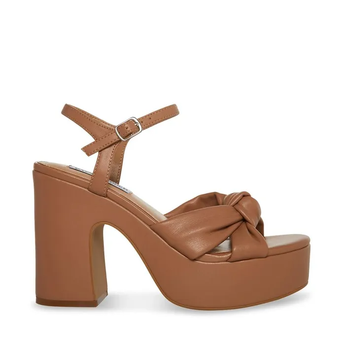 Steve Madden Mella Tan Womens Heels