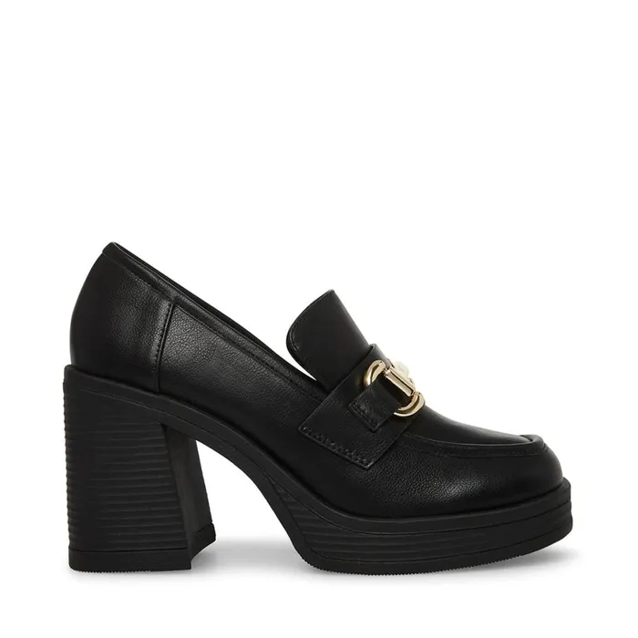 Steve Madden Nicole Black Womens Heels
