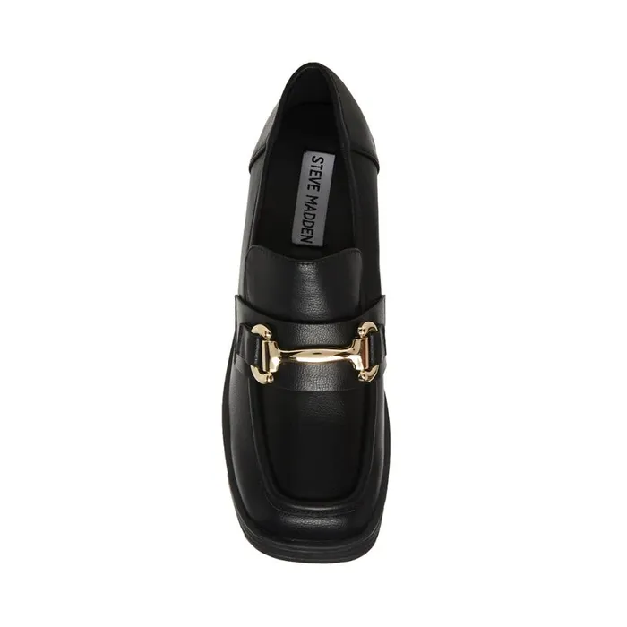 Steve Madden Nicole Black Womens Heels