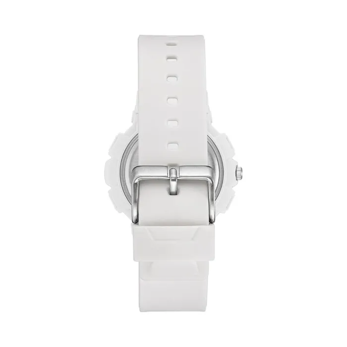 Steve Madden Oversized Sport Watch White Womens Watches