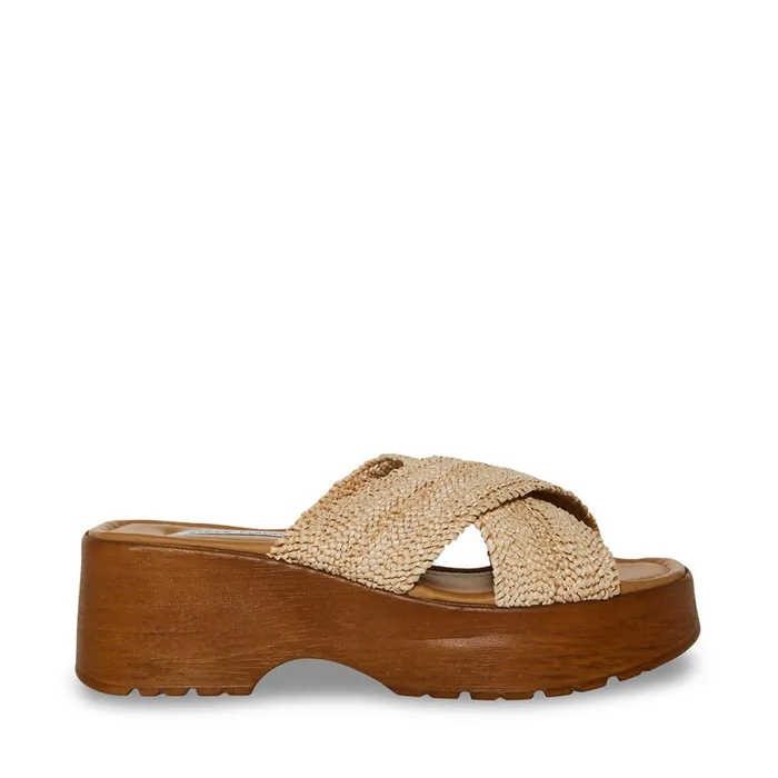 Steve Madden Phoebe Raffia Womens Sandals