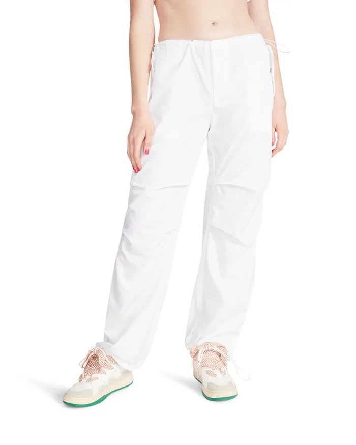 Steve Madden Pia Parachute Pant White Womens Bottoms