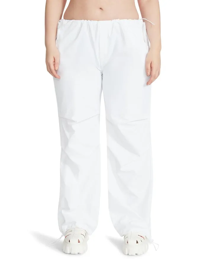 Steve Madden Pia Parachute Pant White Womens Bottoms