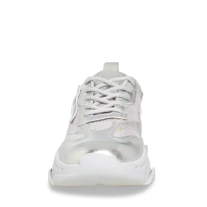 Steve Madden Possess Silver Mens Sneakers