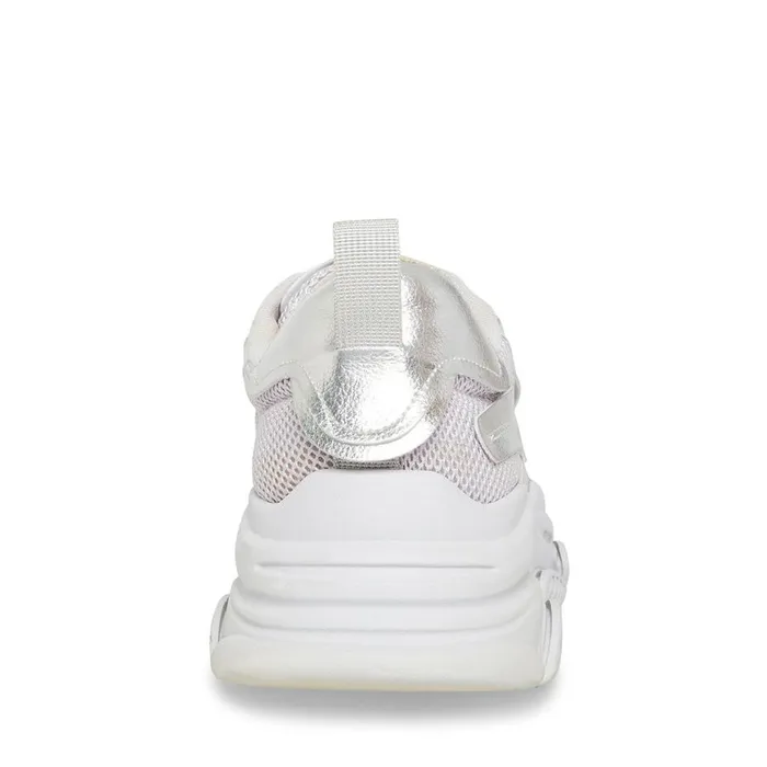 Steve Madden Possess Silver Mens Sneakers