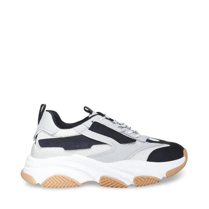Steve Madden Possess White Multi Mens Sneakers