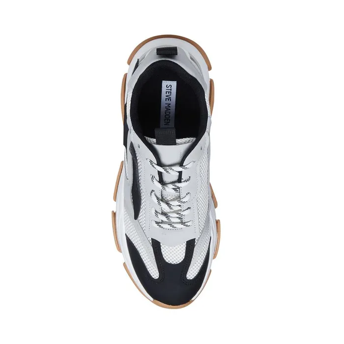 Steve Madden Possess White Multi Mens Sneakers