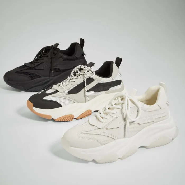 Steve Madden Possess White Multi Mens Sneakers