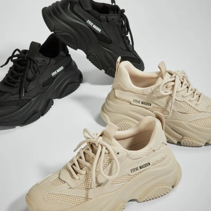 Steve Madden Possession Tan Womens Sneakers