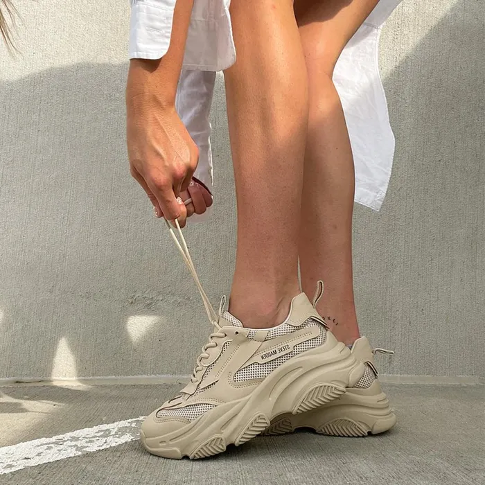 Steve Madden Possession Tan Womens Sneakers