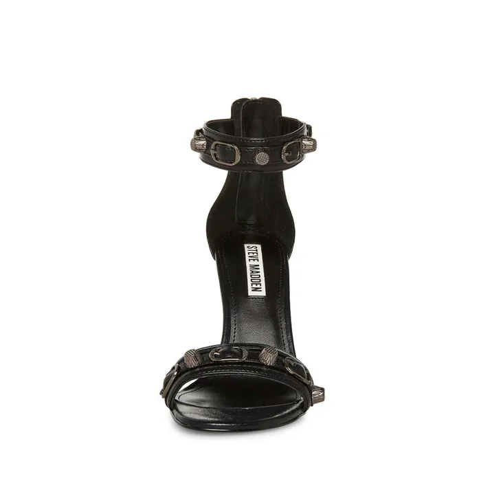 Steve Madden Precious Black Womens Heels