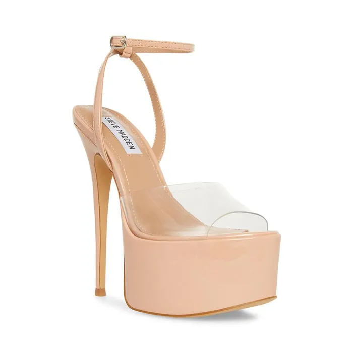 Steve Madden Ria Clear Womens Heels