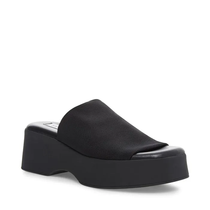 Steve Madden Slinky30 Black Womens Sandals