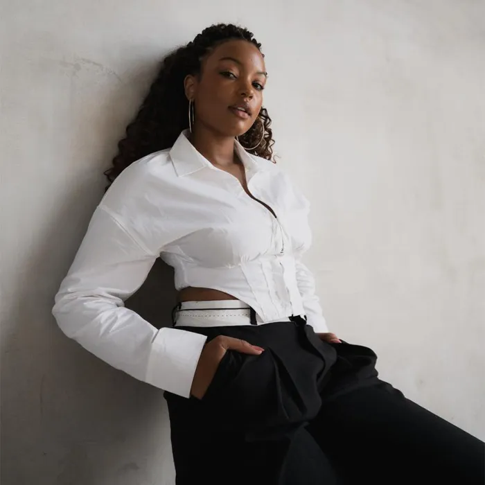 Steve Madden Stassi Top White Womens Tops and Shirts