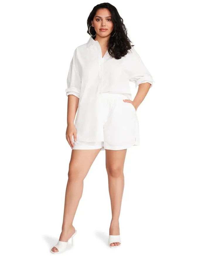 Steve Madden Tish Short White Womens Bottoms