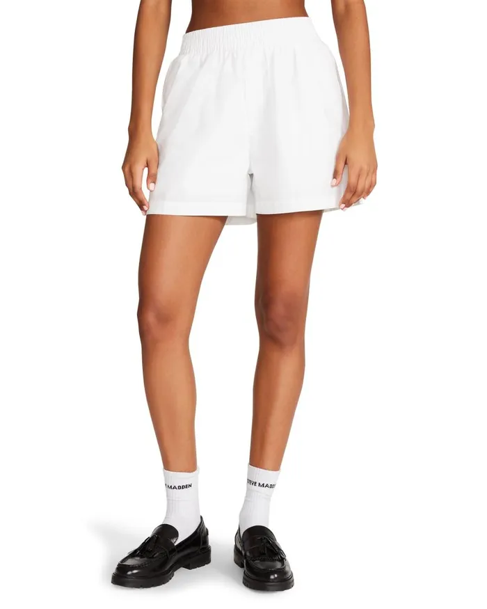 Steve Madden Tish Short White Womens Bottoms