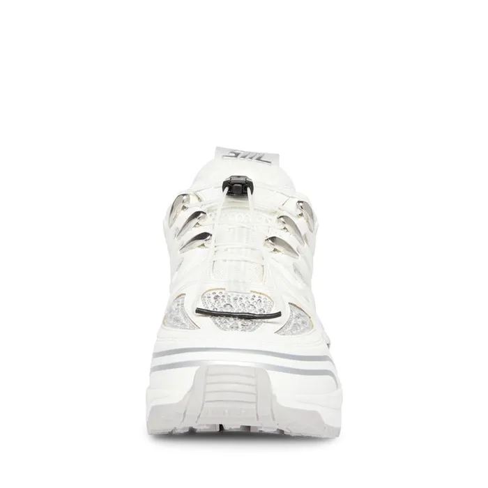Steve Madden Tommy White Multi Womens Sneakers