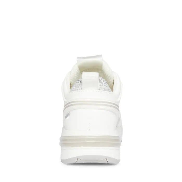 Steve Madden Tommy White Multi Womens Sneakers