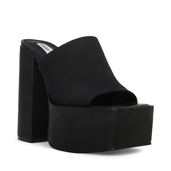 Steve Madden Tristyn Black Womens Heels