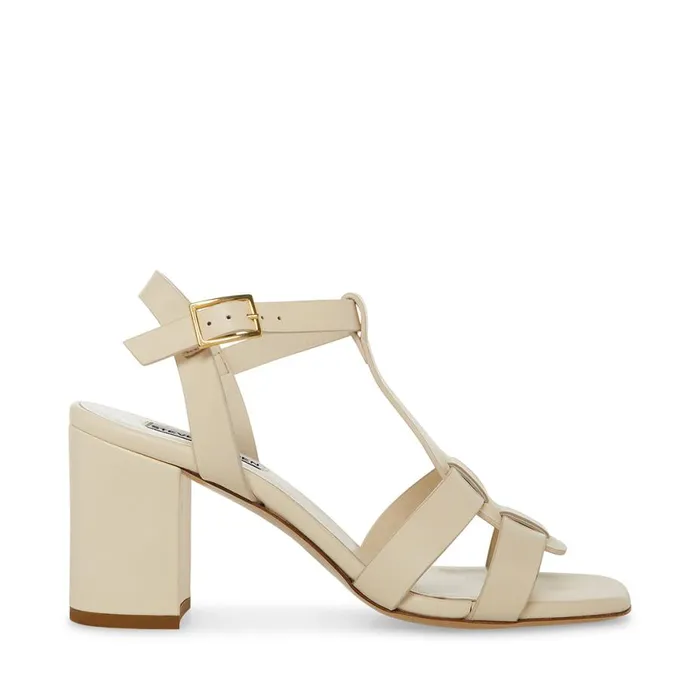 Steve Madden Waverly Bone Leather Womens Heels
