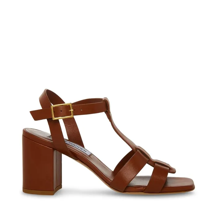 Steve Madden Waverly Tan Leather Womens Heels