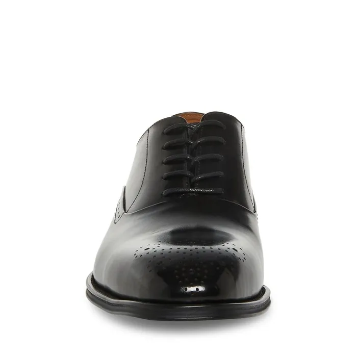 Steve Madden Zate Black Leather Mens Dress Steve Madden Zate Black Leather Mens Dress