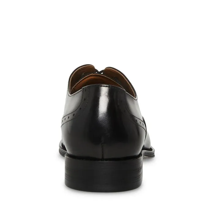 Steve Madden Zate Black Leather Mens Dress Steve Madden Zate Black Leather Mens Dress