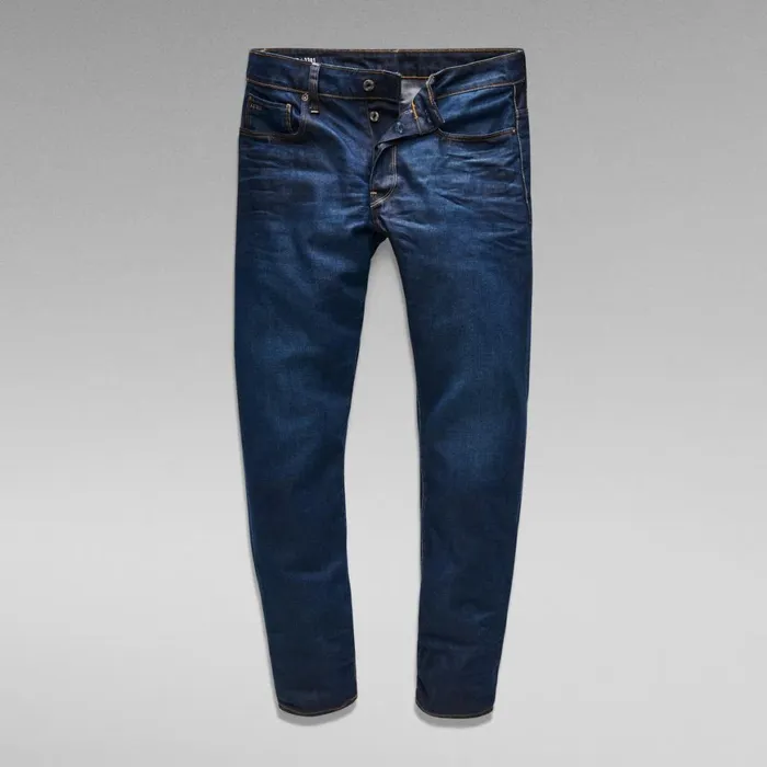 Straight Men GStar RAW 3301 Regular Straight Jeans Dark Aged